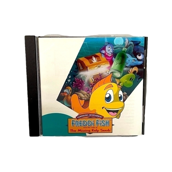 Lot of 4x Junior Animated FREDDI FISH Arcade Games for Kids 3-8 Video Game CDs - Picture 2 of 9